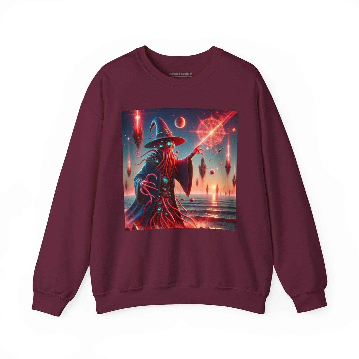 Genser | Unisex | Rund hals | Kraftig blanding | Kosmisk Skrekk | Illithid Trollmann