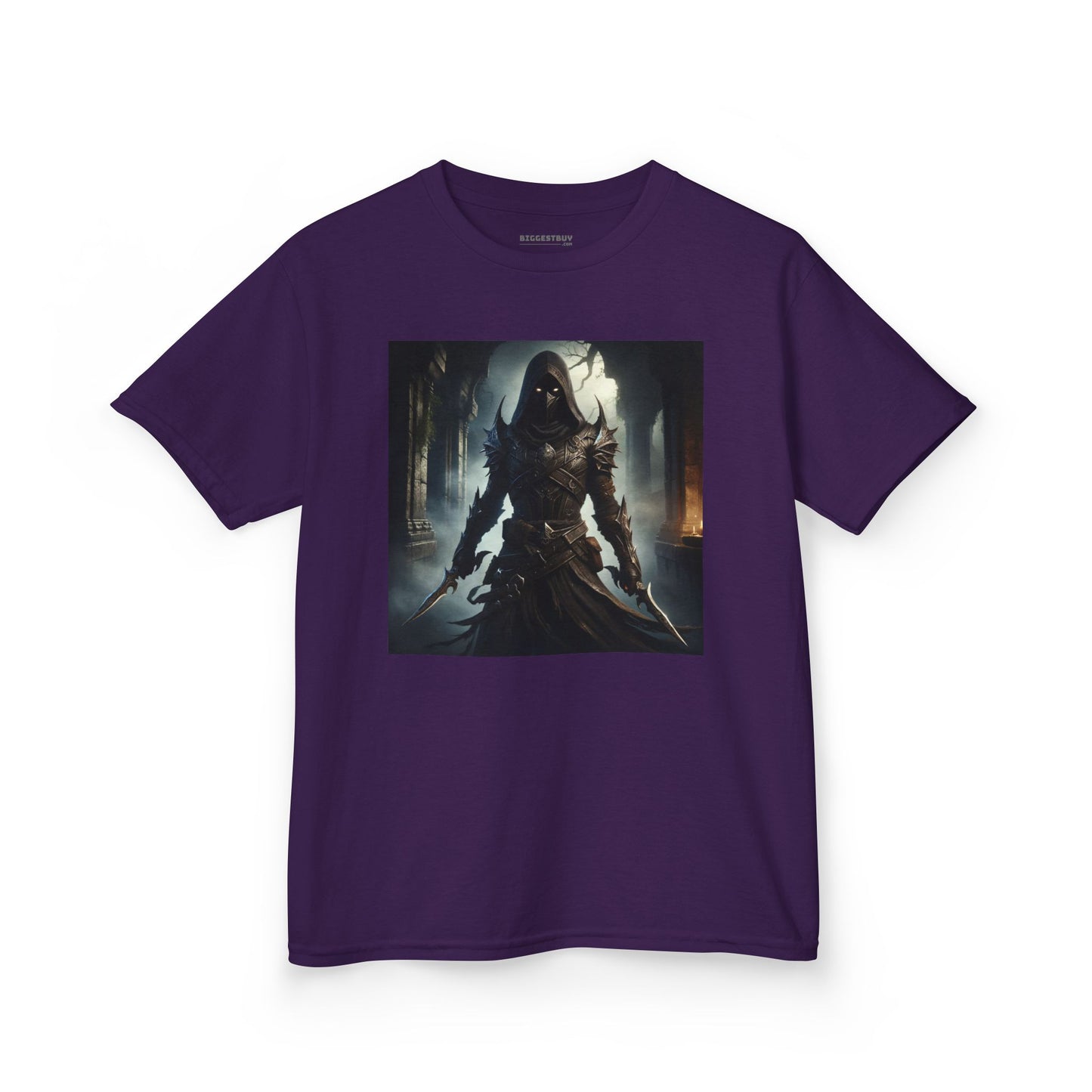 เสื้อยืด | เสื้อยืดเด็ก | ผ้าฝ้ายเนื้อหนา | จอมนักฆ่าเงามืด | นักล่าวิญญาณ
