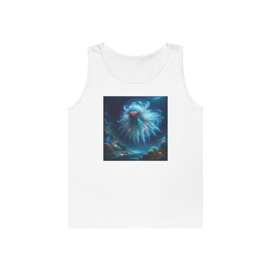 Tanktop | Unisex | Zwaar katoen | Kosmische Horror | Abyssale Medusa