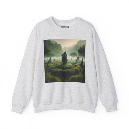 Sweatshirt | Unisex | Ronde hals | Zware kwaliteit | Noordse mythologie | Mortem wachter