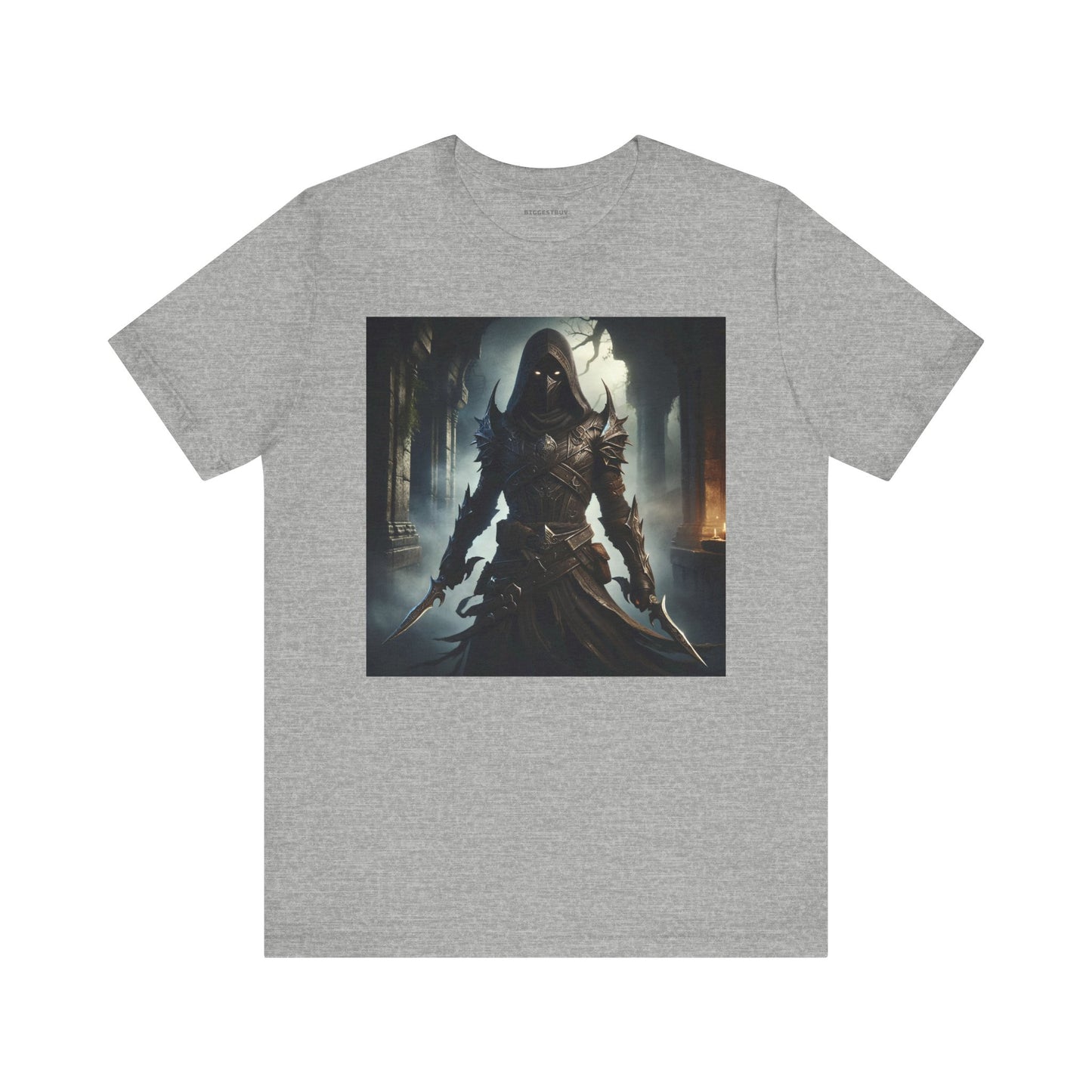เสื้อยืด | ยูนิเซ็กส์ | เสื้อยืดเจอร์ซีย์ | แขนสั้น | จอมนักฆ่าเงามืด | นักล่าวิญญาณ
