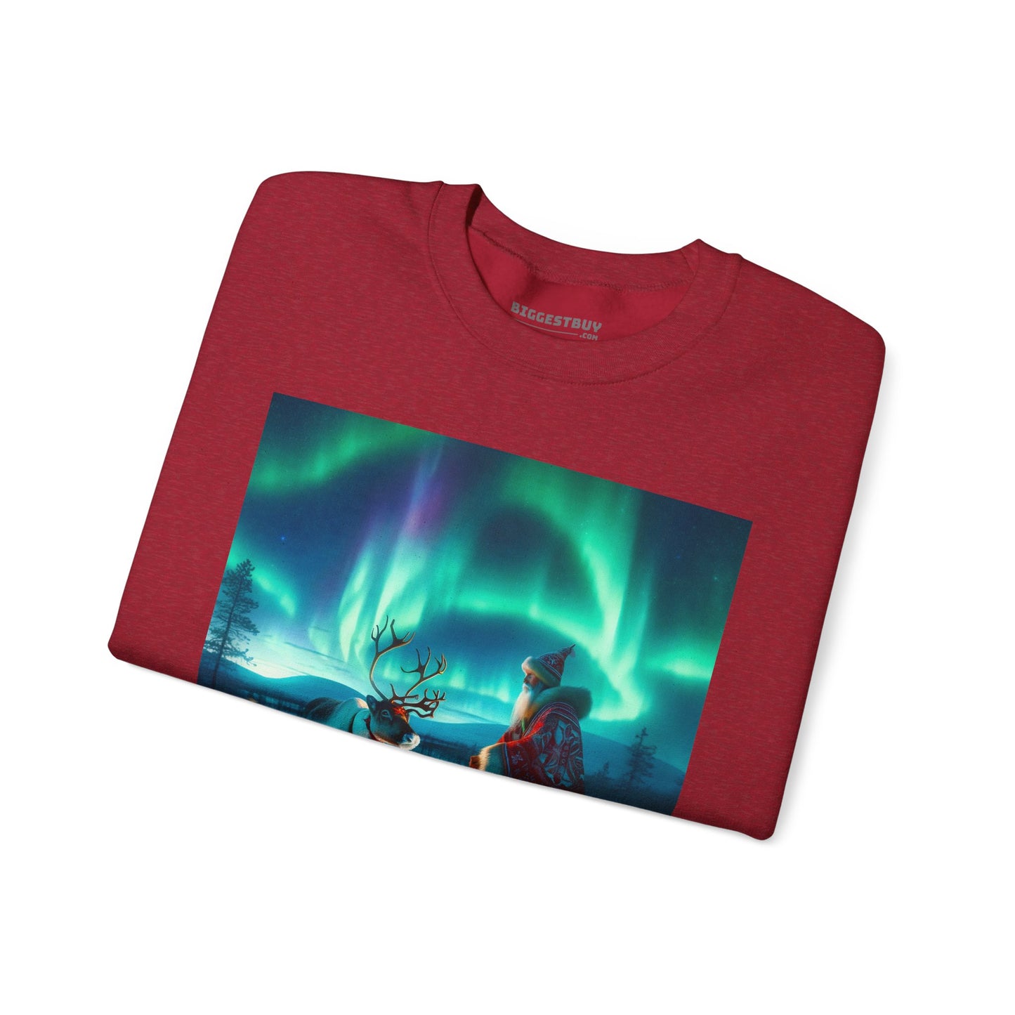 Bluza dresowa | Unisex | Okrągły dekolt | Gruba mieszanka | Szamanizm Polarny | Wizja Saamów
