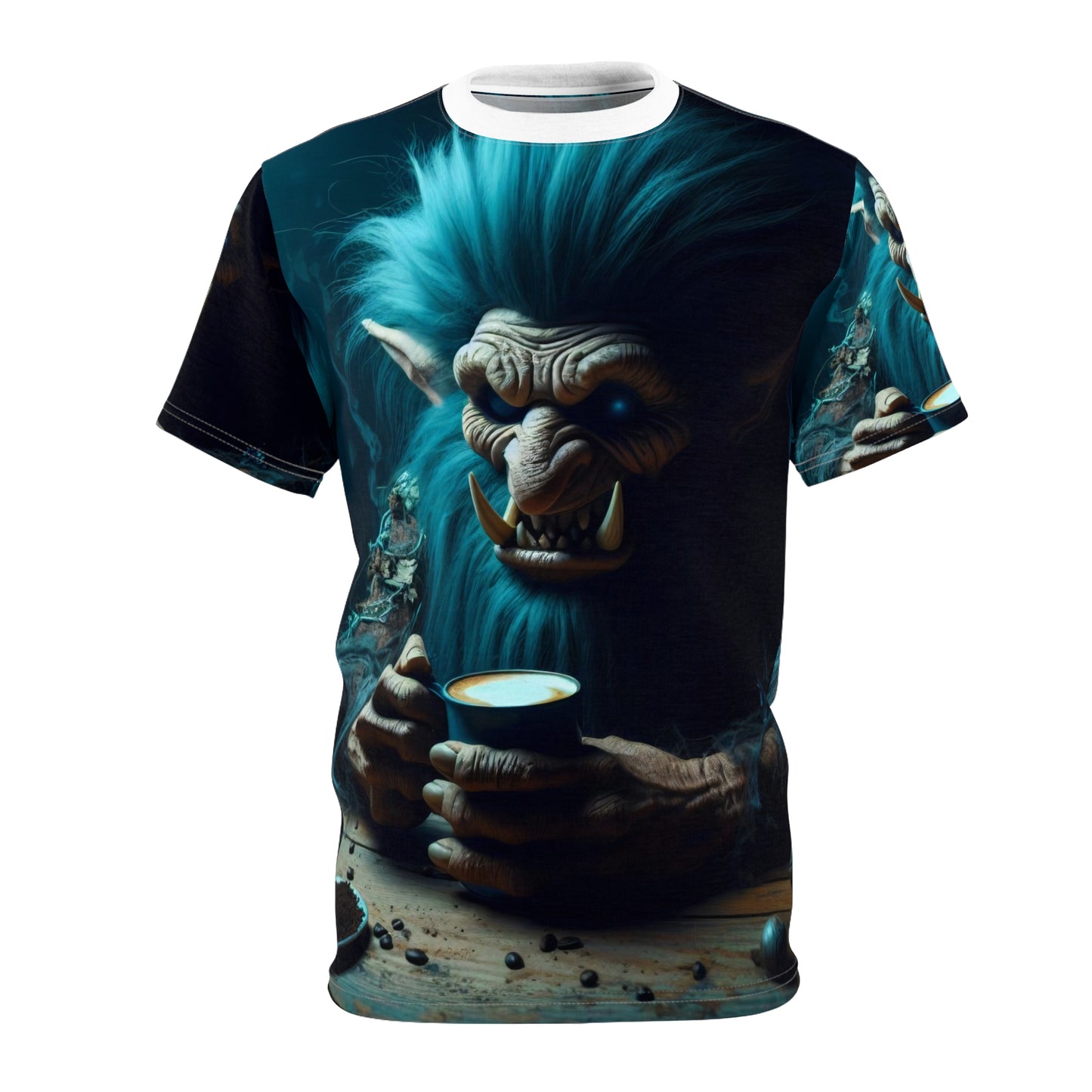 Tシャツ | 全面プリント | ユニセックスTシャツ | 北欧ダークファンタジー | 氷の巨人 | トロール