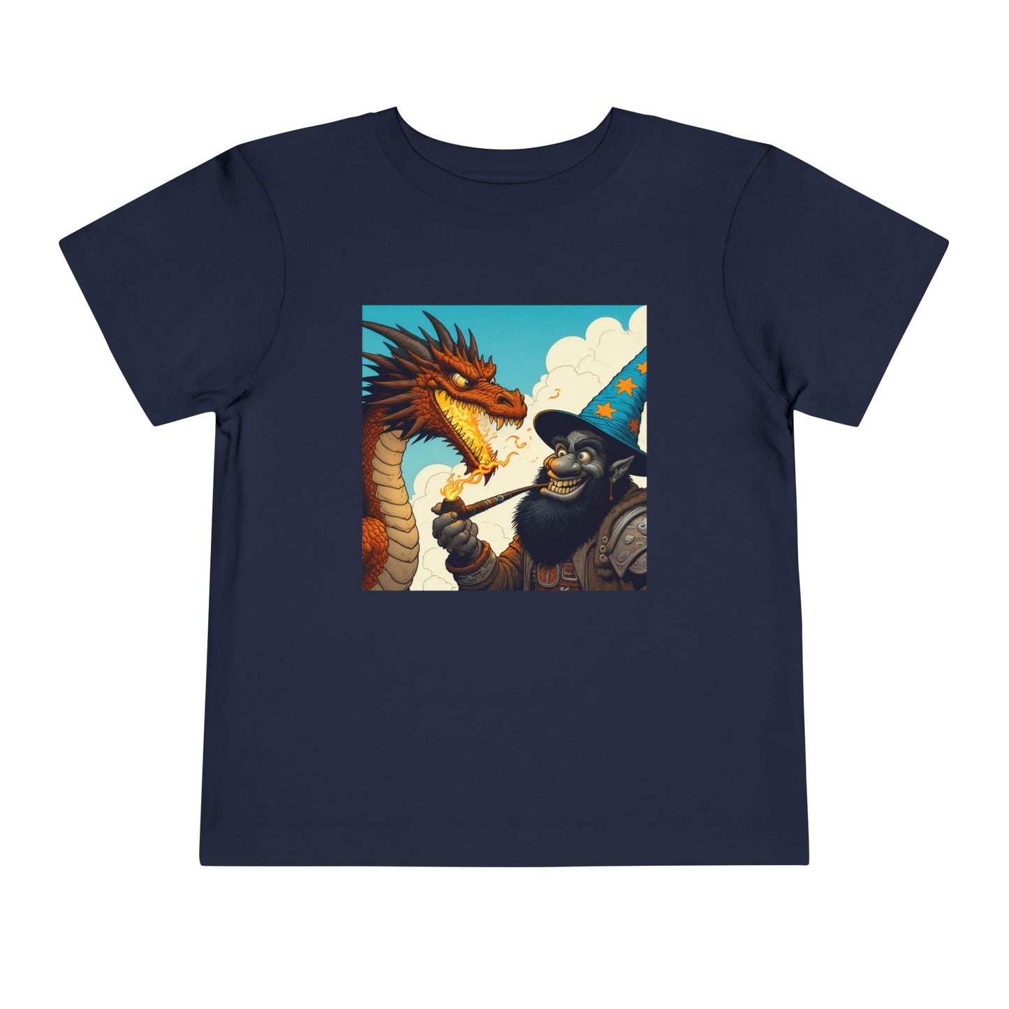 T-Shirt | Toddler Tee | Short Sleeve | High Fantasy | Dragon Duel | Goblin