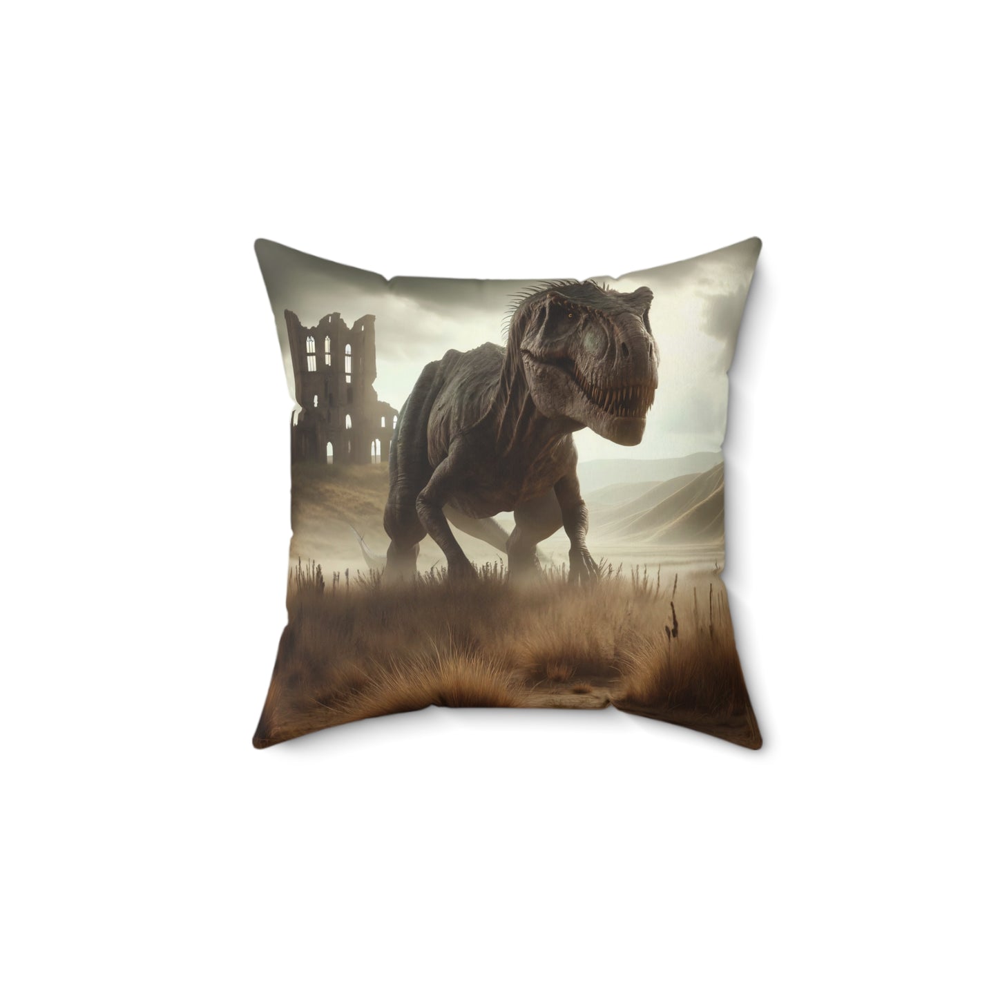 Cuscino | Poliestere | Quadrato | Paleofinzione | Dinosauri Preistorici | T-Rex