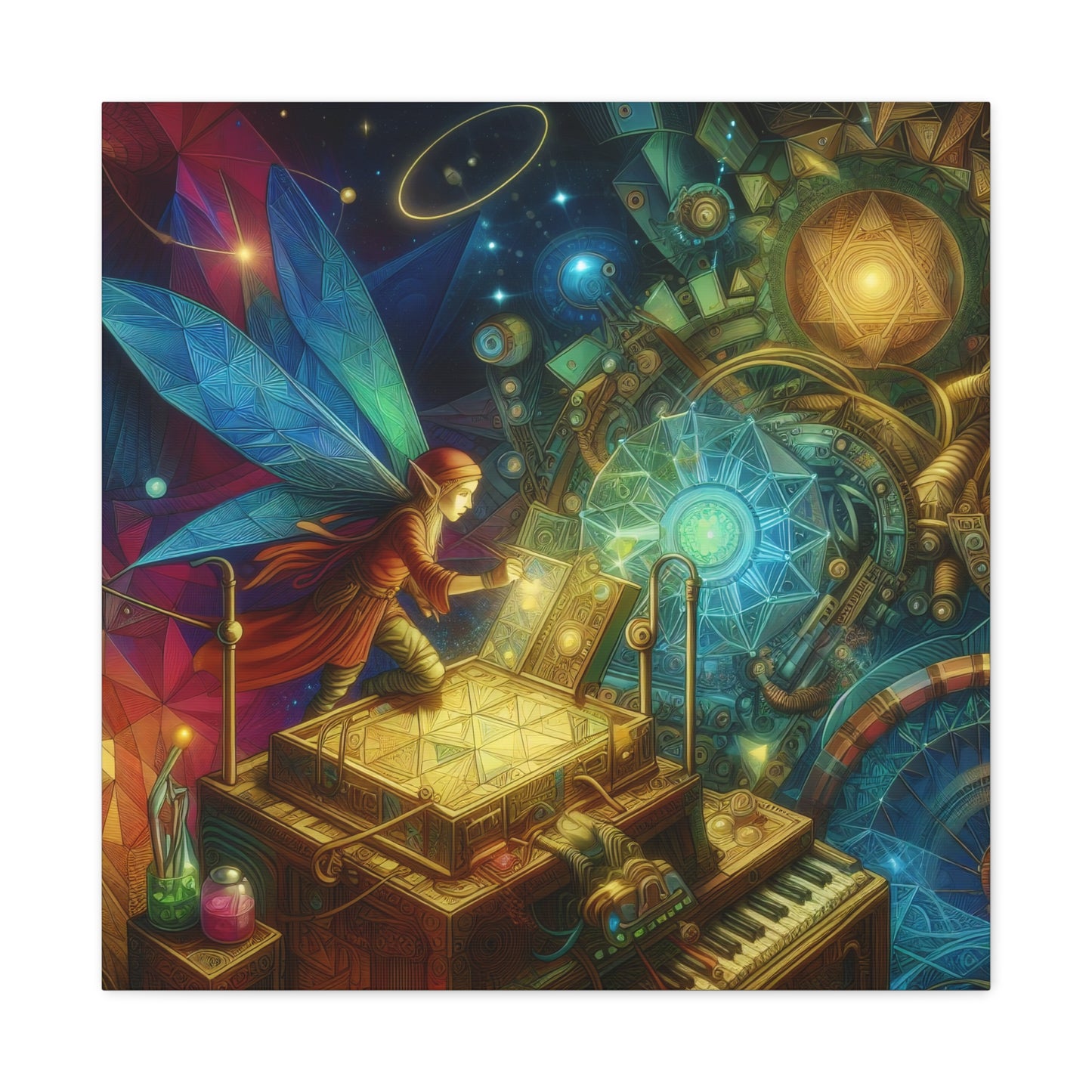 Canvas | Matt | Esoterisk fantasy | Sylf | Pussel