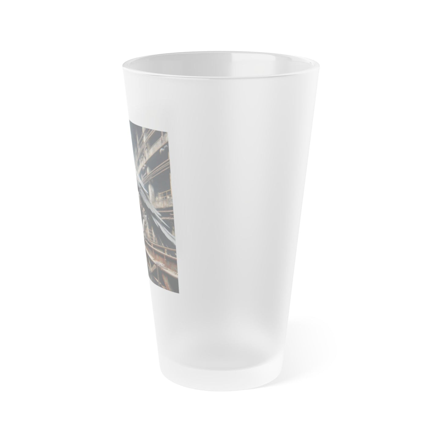 Verre | Verre à bière | Dépoli | Steampunk | Rétrofuturisme | Corbeau
