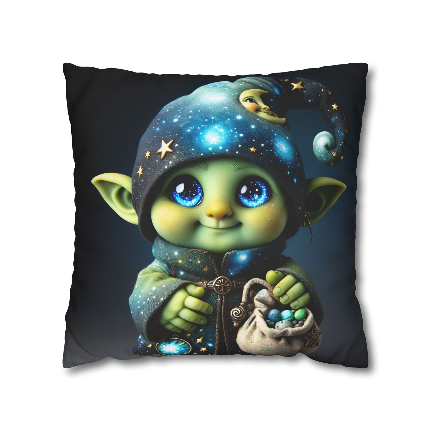 Örngott | Fyrkantigt | Polyester canvas | Fantasy | Celestial Magi | Brownie