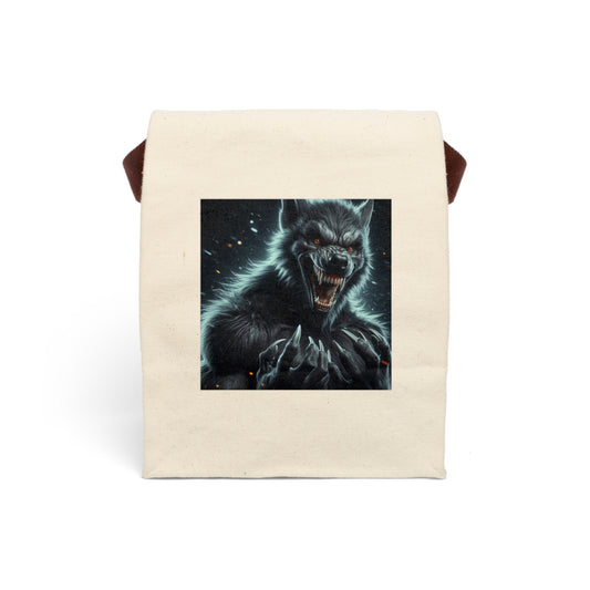 لنچ بیگ | کینوس | پٹے کے ساتھ | گرگینہ فینٹسی | ڈارک ہارر | جانور