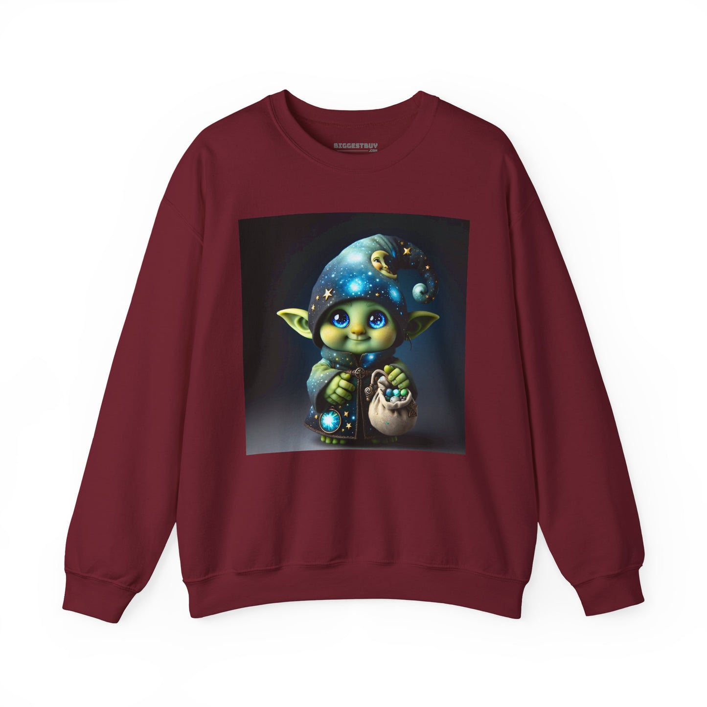 Genser | Unisex | Rund hals | Kraftig blanding | Fantasi | Skogsalv | Trollmann