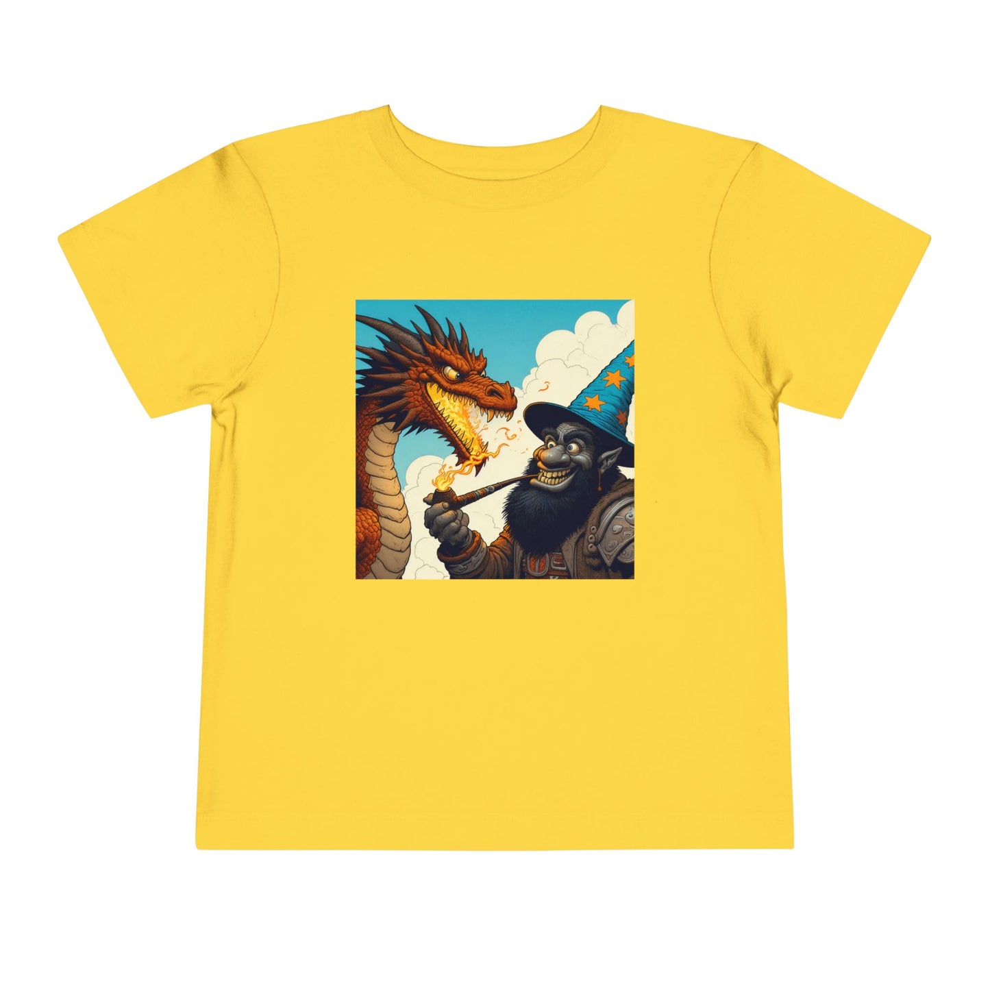 T-Shirt | Toddler Tee | Short Sleeve | High Fantasy | Dragon Duel | Goblin
