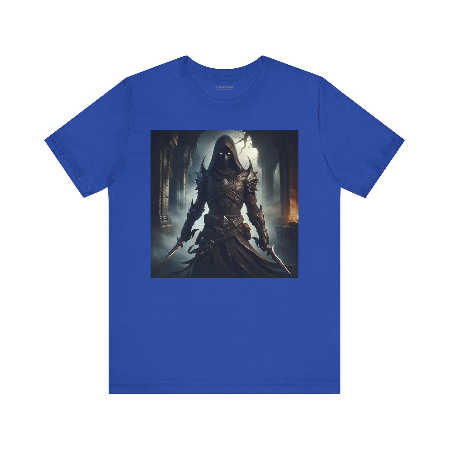 เสื้อยืด | ยูนิเซ็กส์ | เสื้อยืดเจอร์ซีย์ | แขนสั้น | จอมนักฆ่าเงามืด | นักล่าวิญญาณ