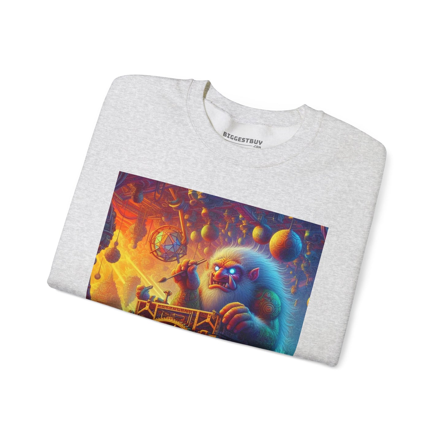 Bluza dresowa | Unisex | Okrągły dekolt | Gruba mieszanka | Mitologia Arktyczna | Mechanik Lodu