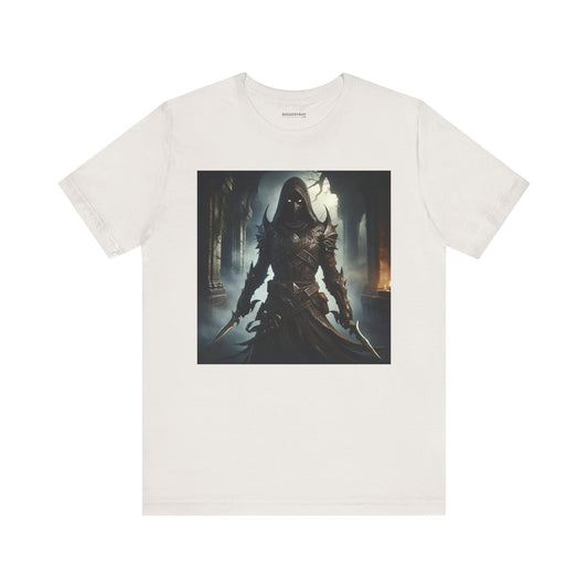 تي شيرت | للجنسين | تي شيرت جيرسي | كم قصير | فانتازيا مظلمة | قاتل مأجور | شبح