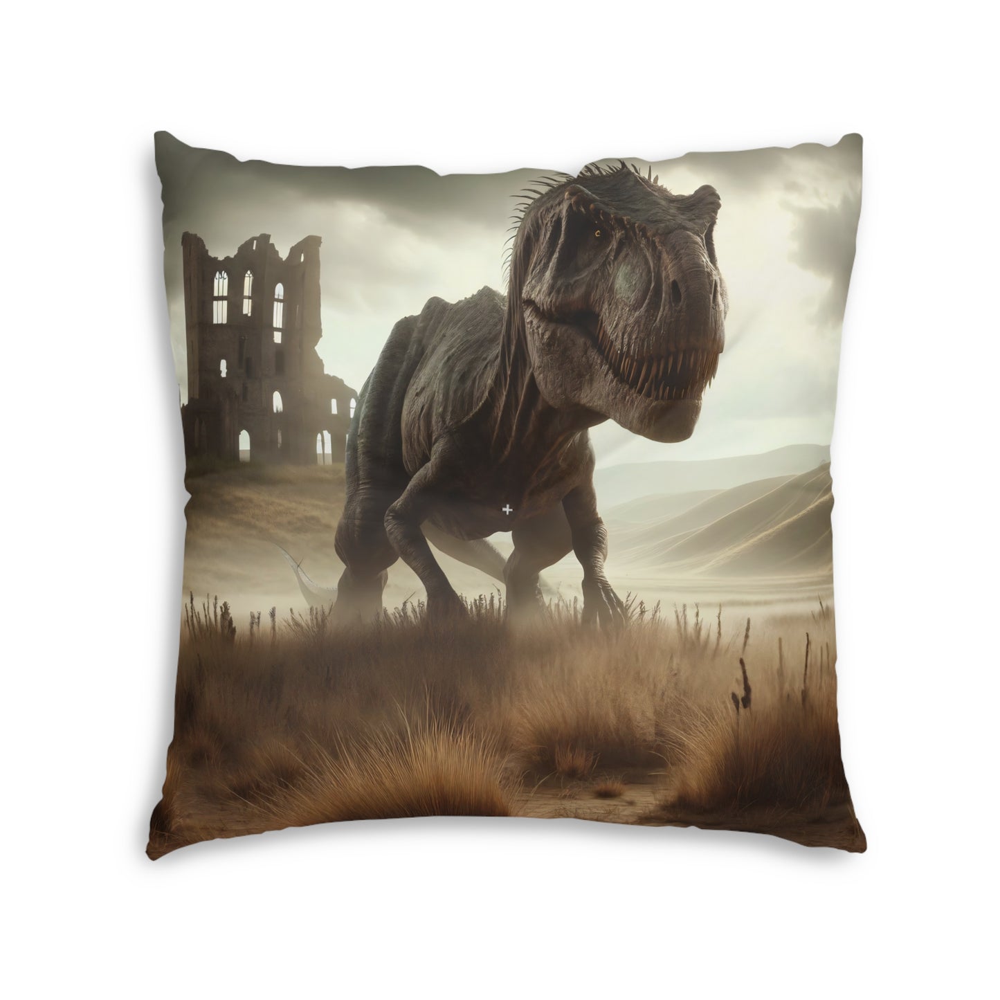 Cuscino | Cuscino da pavimento | Trapuntato | Quadrato | Paleofinzione | Dinosauri Preistorici | T-Rex