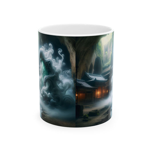 Mug | Ceramic | White | Japanese Yokai | Spirit Apparition