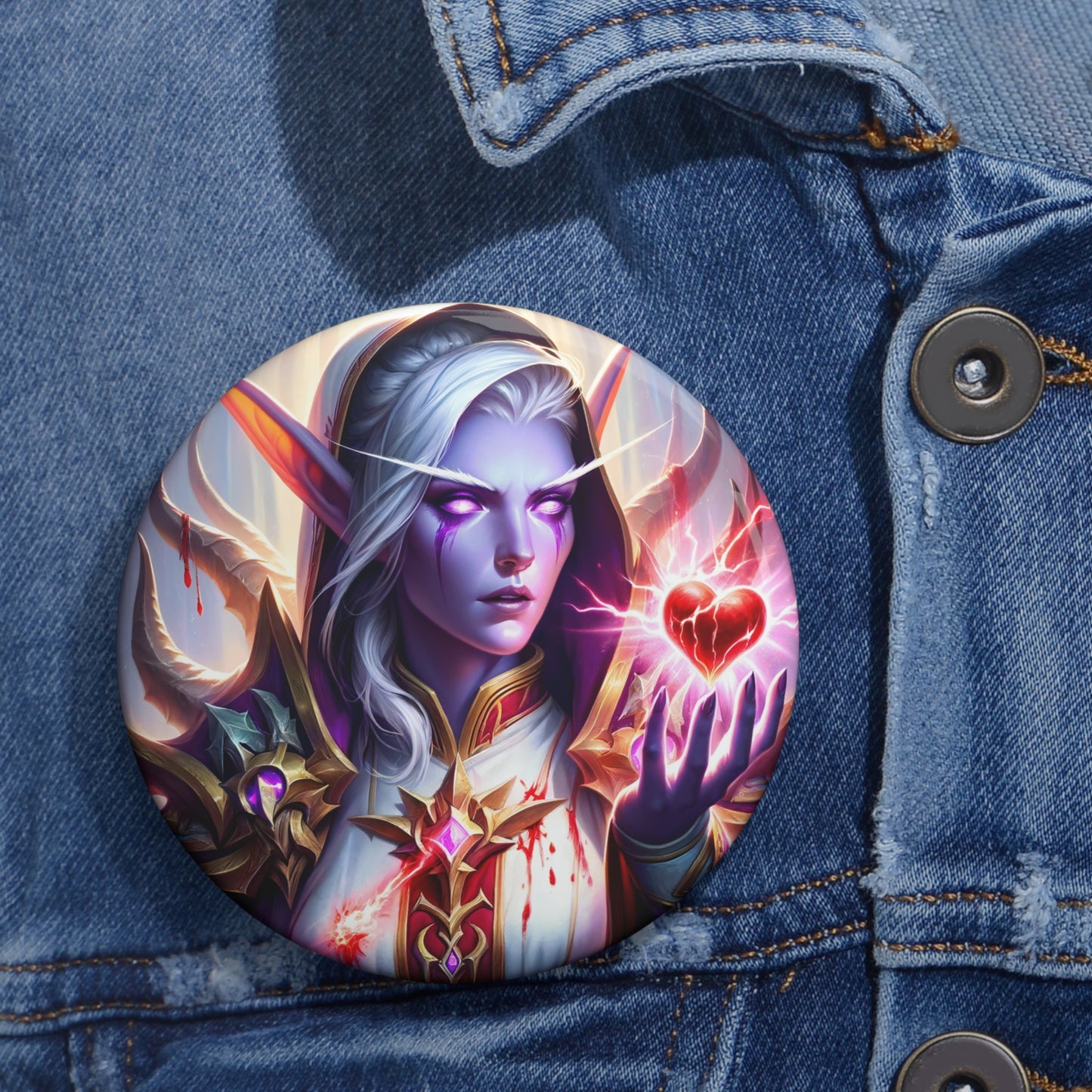 زر | زر بدبوس | بدبوس خلفي | خيال | قلوب السحر الأثيري | جني