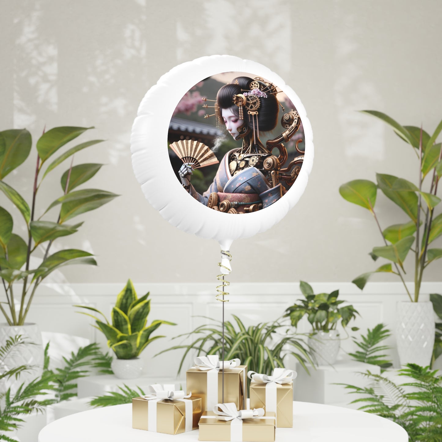 Воздушный шар | Гелий | Майлар | Стимпанк | Киберпанк | Гейша-робот