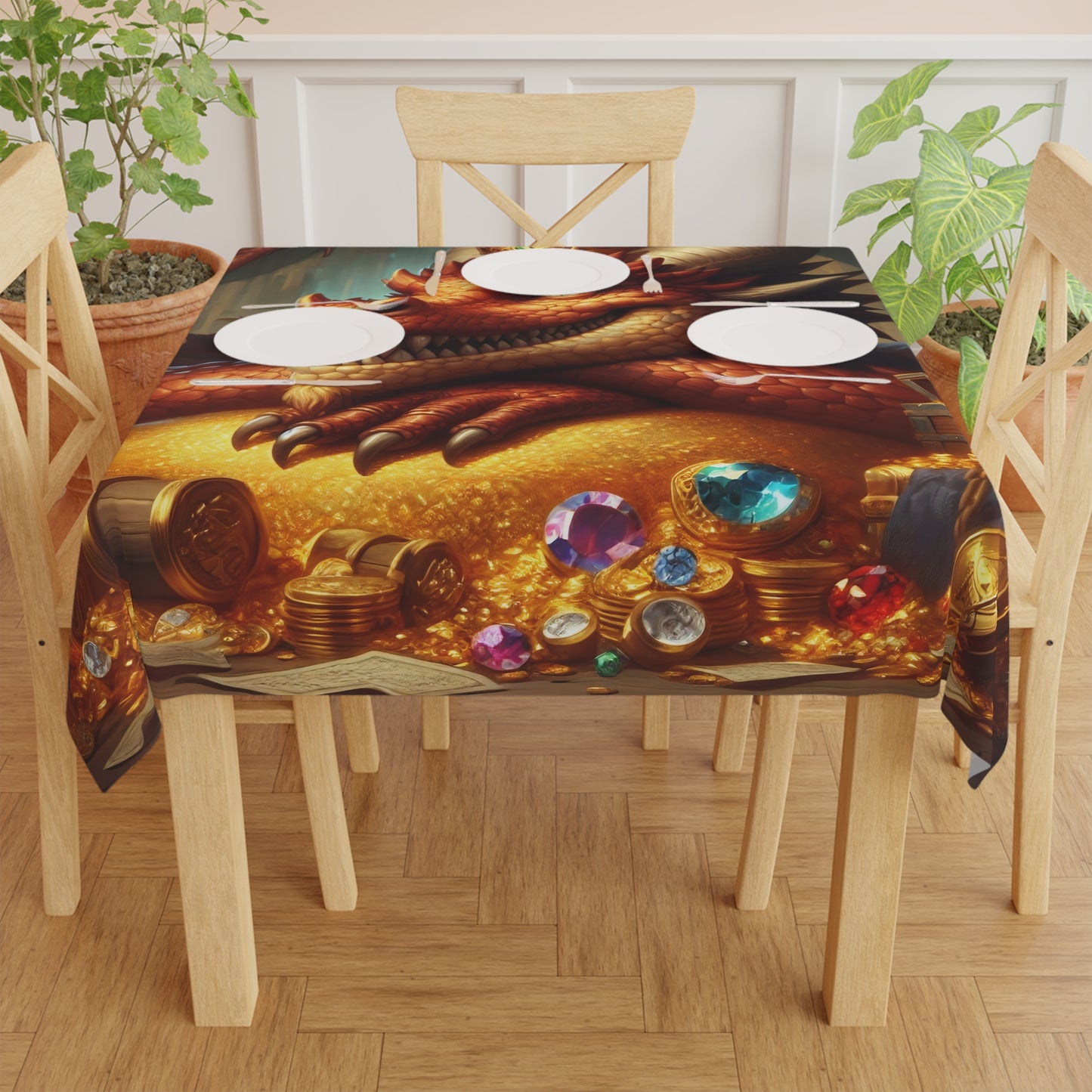 مفرش مائدة | أسطورة التنين | فافنير التنين الحارس