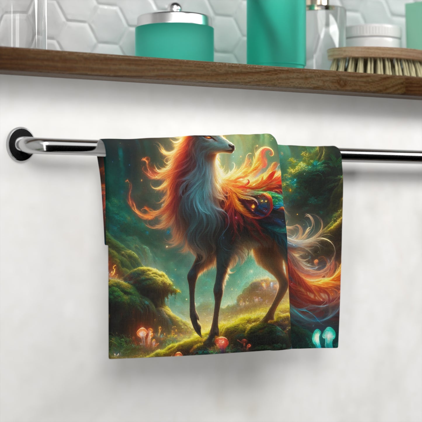 Handdoek | Washandje | Mythische Folklore | Vurige Hert