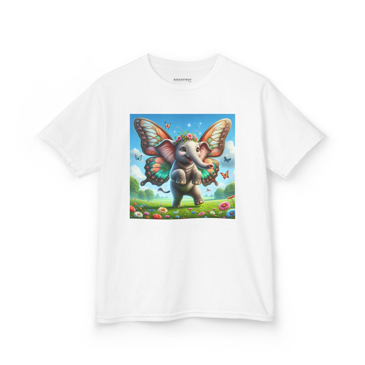 T-Shirt | Koszulka dziecięca | Ciężka bawełna | Baśniowa fauna | Airavata | Słonik