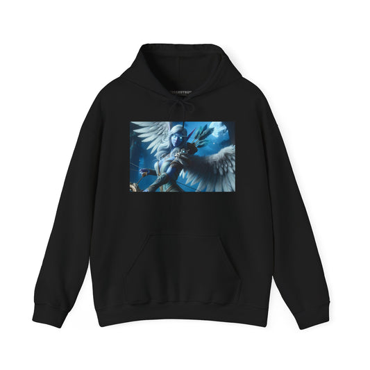 Hoodie | Unisex | Hooded Sweatshirt | Heavy Blend | Celestial Fantasy | Angel Archer