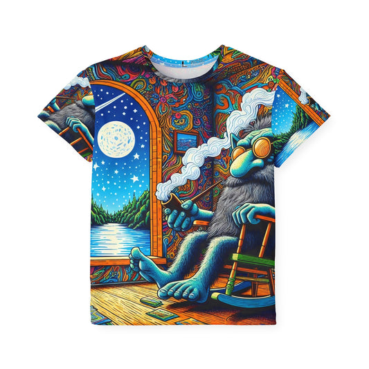 Sporttrikot | Kinder | Psychedelische Kunst | Traumreise | Wolf
