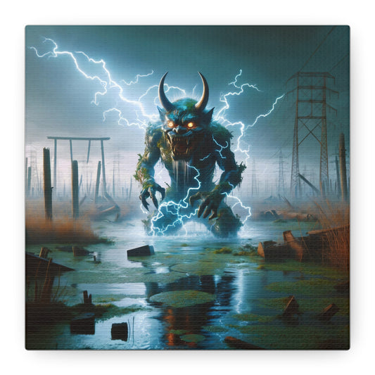 Canvas | Mat | Noordse Elektrische Horror | Jötunn