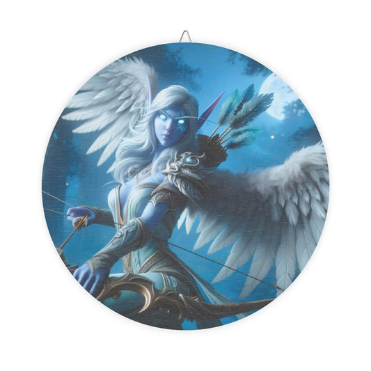 Sign | Wooden | Celestial Fantasy | Angel Archer