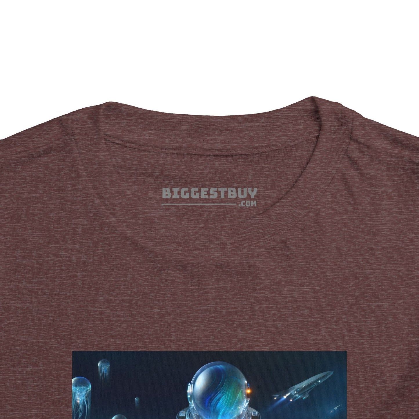 T-paita | Taaperoiden t-paita | Lyhythihainen | Avaruusscifi | Bioluminesenssi | Astronautti