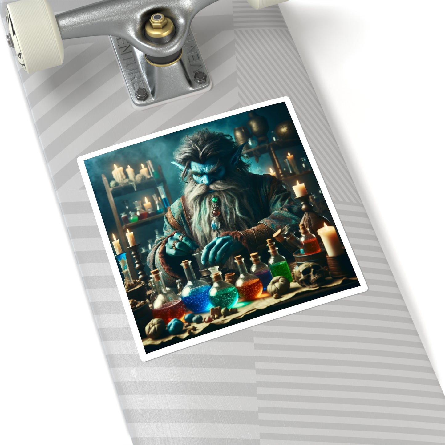 سٹیکر | مربع | جادوئی کیمیا گری | جن کیمیا گر