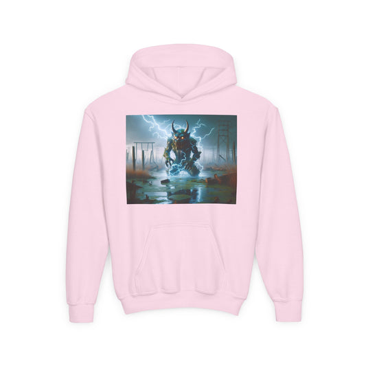 Sweatshirt | Jeugd | Met capuchon | Zware kwaliteit | Noordse Elektrische Horror | Jötunn