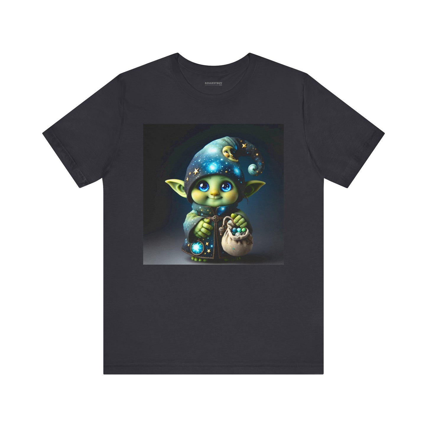 T-skjorte | Unisex | Jersey-T-skjorte | Kort erme | Fantasi | Skogsalv | Trollmann