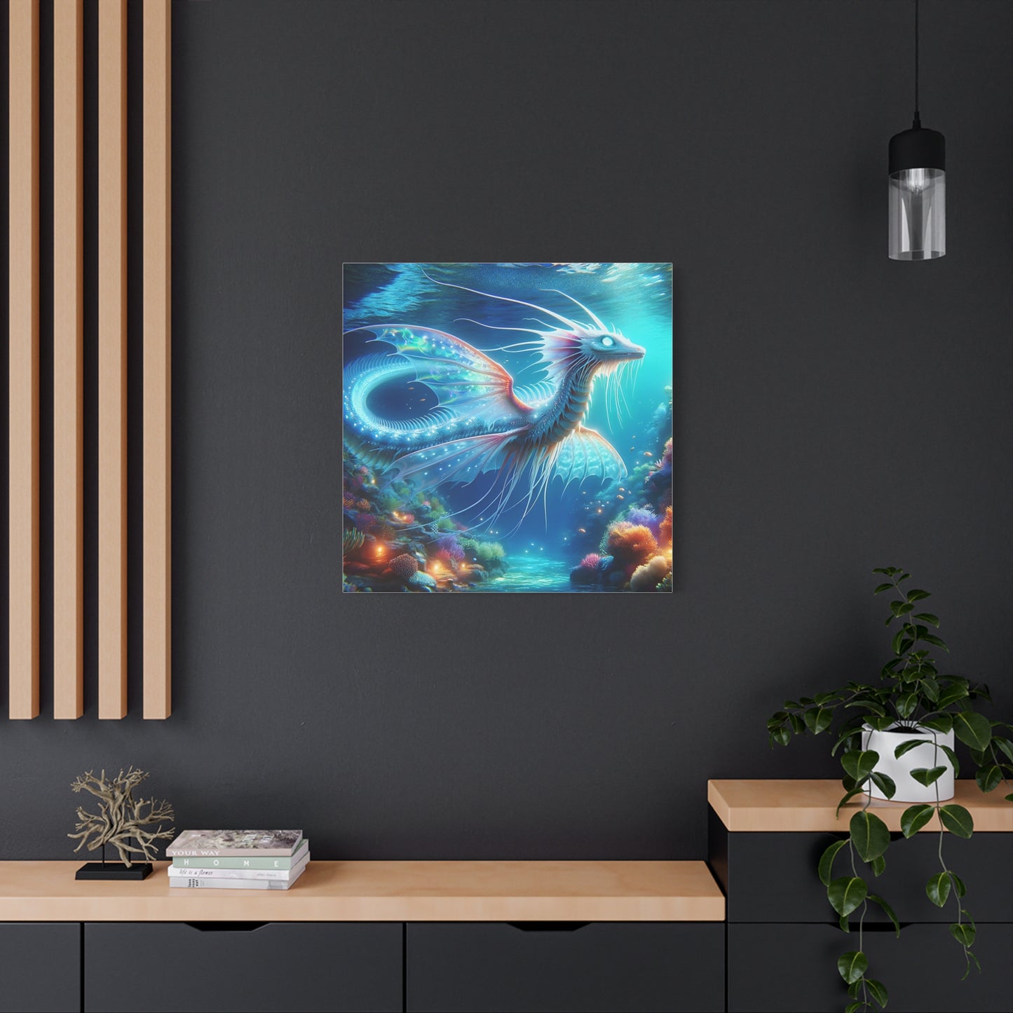 Płótno | Matowy | Mitologia morska | Ryujin | Smok wodny