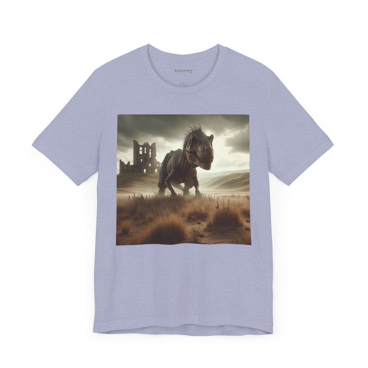 T-shirt | Unisex | Maglietta in jersey | Manica corta | Paleofinzione | Dinosauri Preistorici | T-Rex