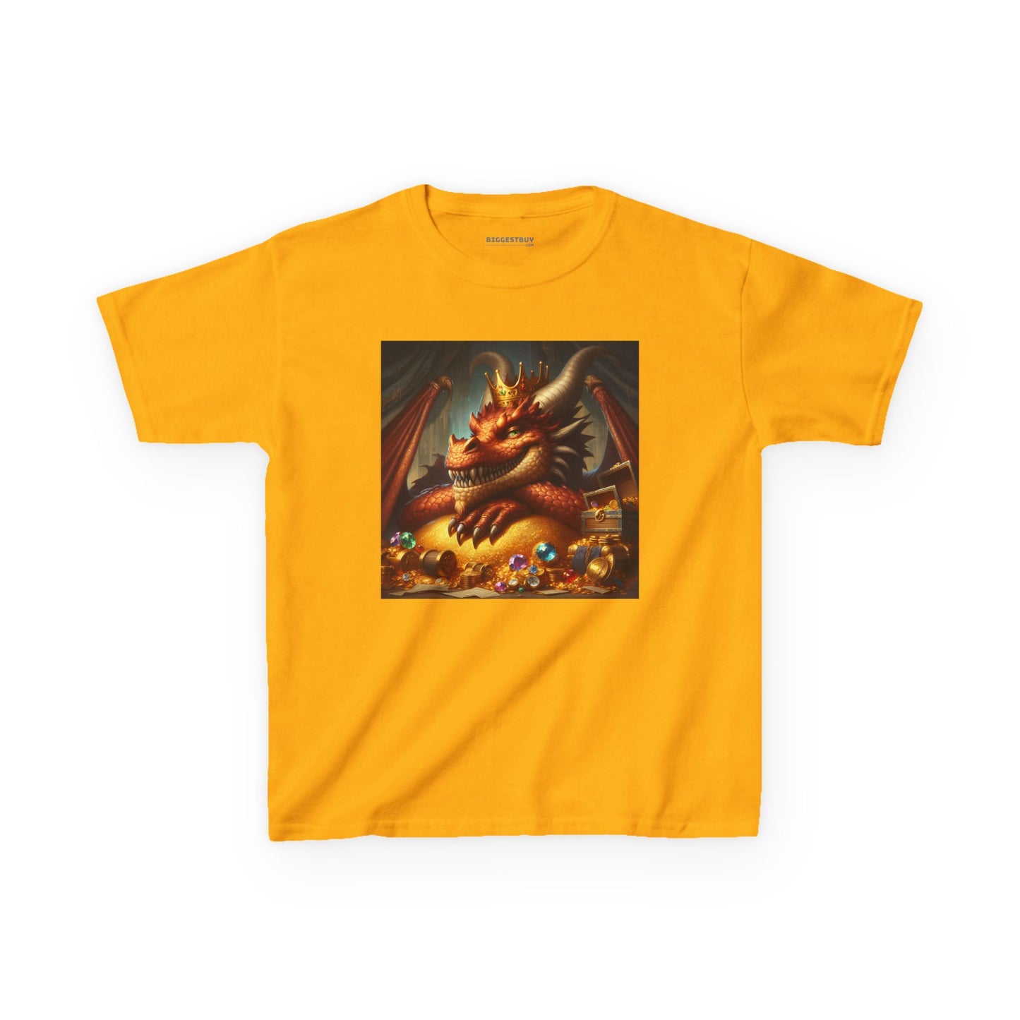 T-Shirt | Koszulka dziecięca | Ciężka bawełna | Nordycka Mitologia | Fafnir | Smok