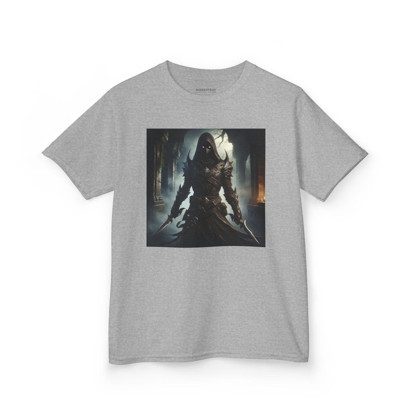 เสื้อยืด | เสื้อยืดเด็ก | ผ้าฝ้ายเนื้อหนา | จอมนักฆ่าเงามืด | นักล่าวิญญาณ