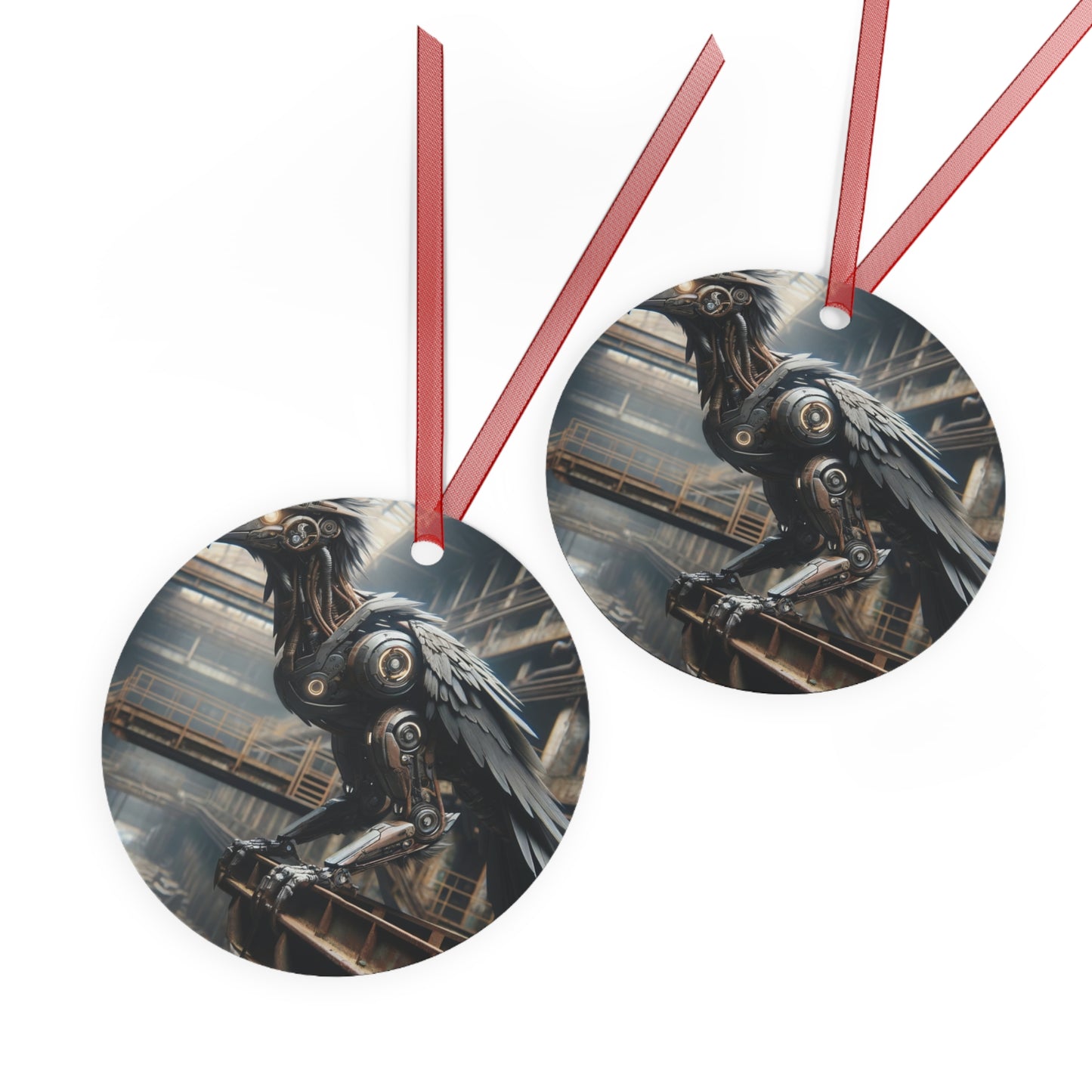 Ornament | Metaal | Steampunk | Klokwerk Mechanica | Raaf