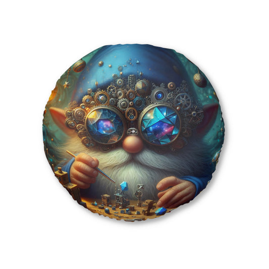 Kussen | Vloerkussen | Getuft | Rond | Folkloristische Fantasie | Tomte Alchemist