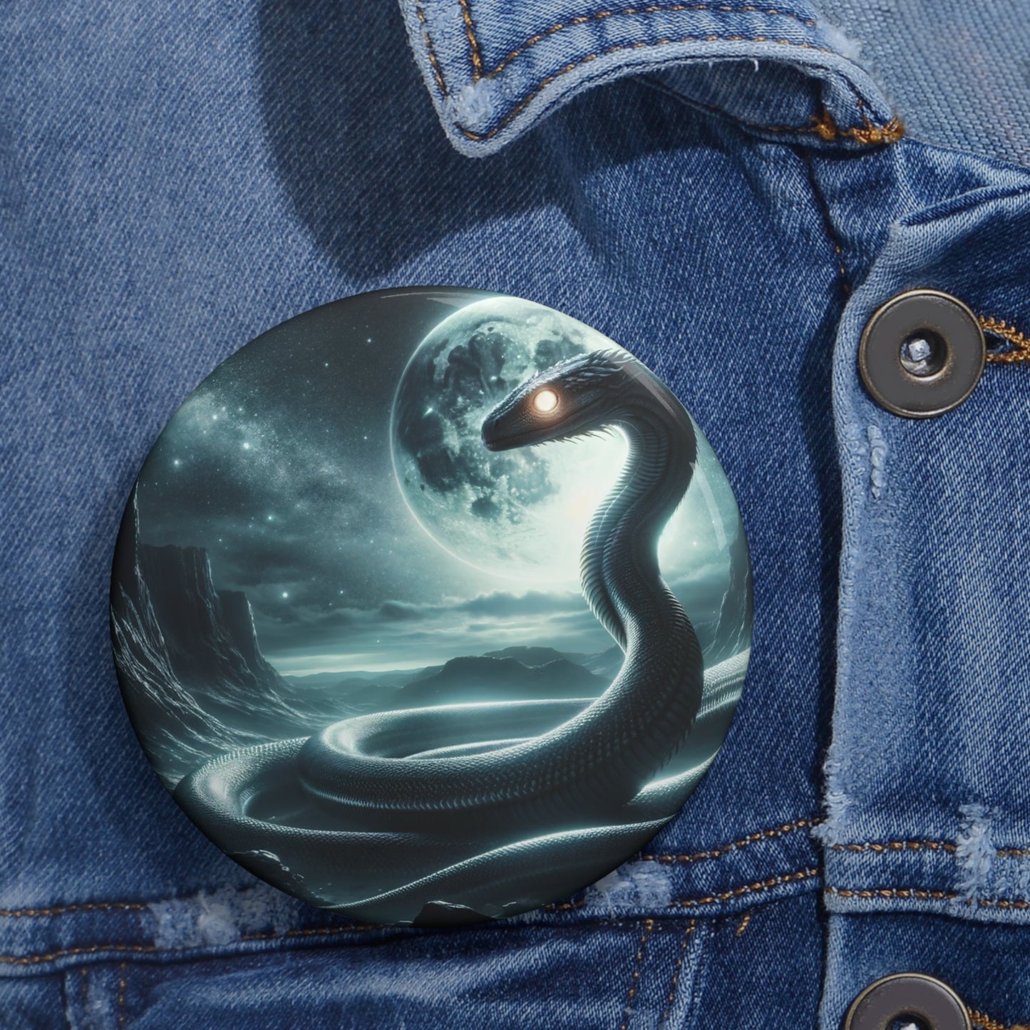 Przypinka | Przypinka agrafka | Z zapięciem na szpilkę | Mitologia Nordycka | Jörmungandr | Wąż