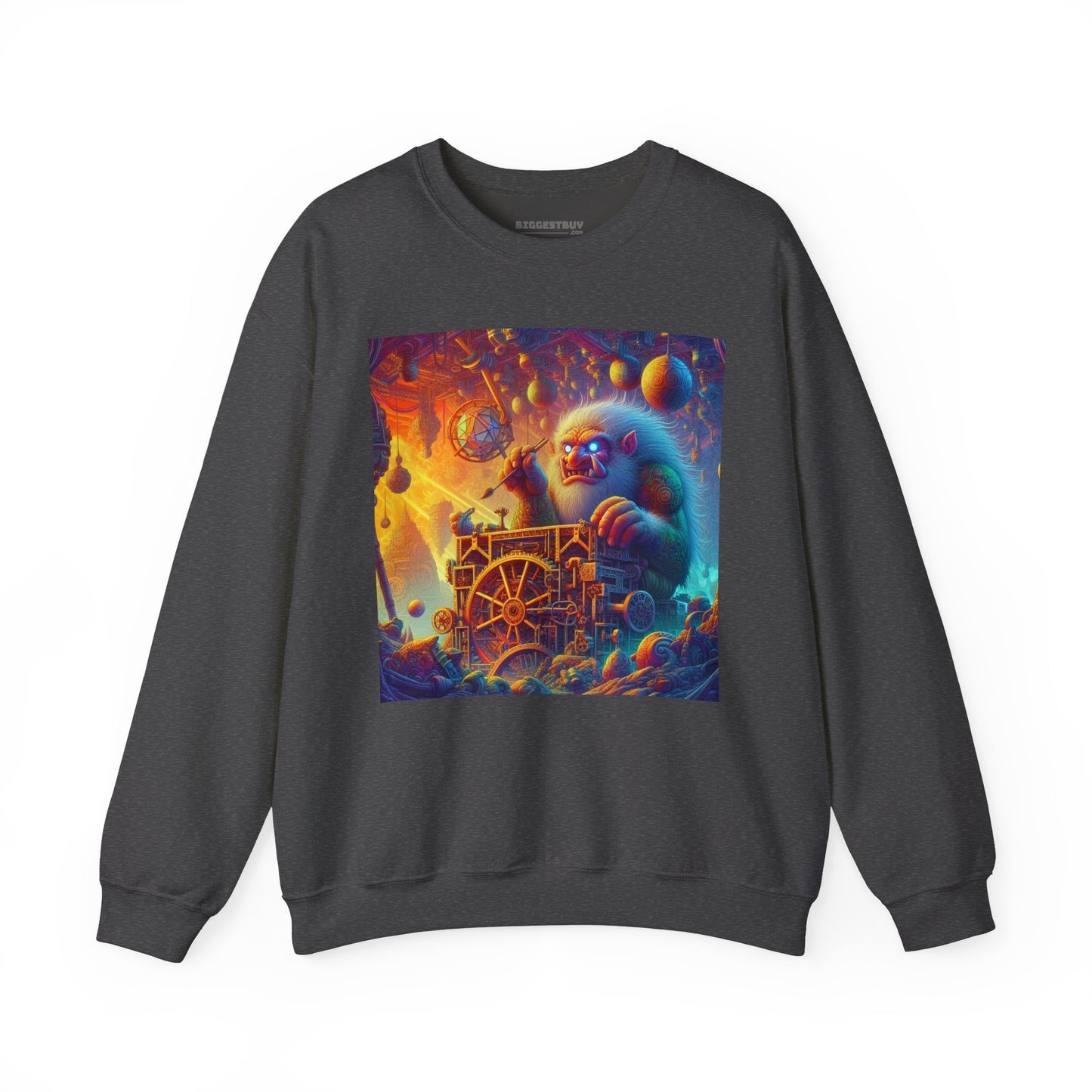 Bluza dresowa | Unisex | Okrągły dekolt | Gruba mieszanka | Mitologia Arktyczna | Mechanik Lodu