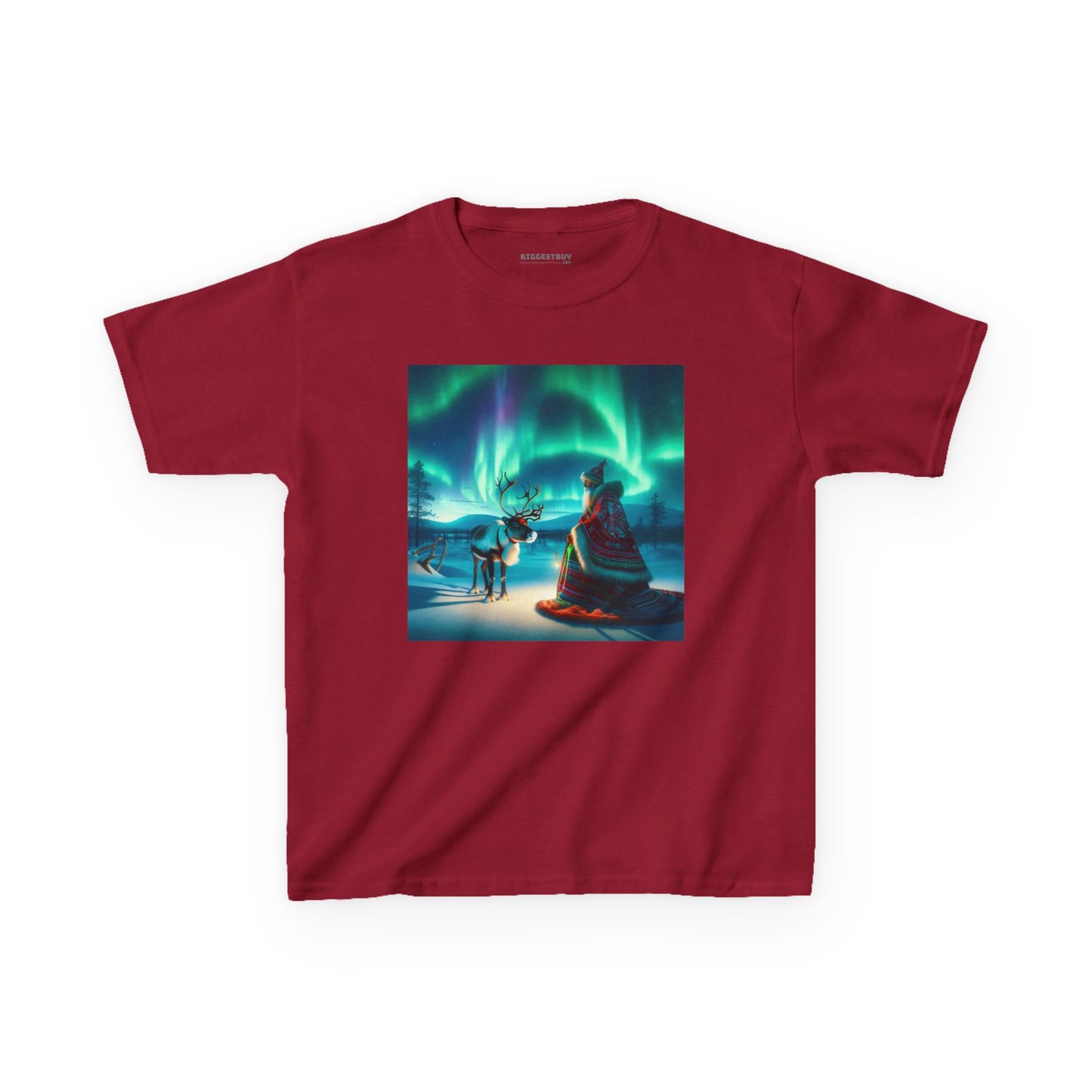 Camiseta | Camiseta Infantil | Algodão Pesado | Misticismo Nórdico | Xamã Sami