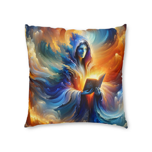 Pillow | Floor Pillow | Tufted | Square | Cosmic Fantasy | Arcane Magic | Spellcaster