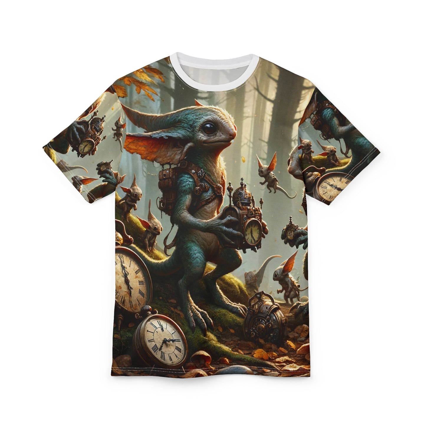 T-shirt | Stampa all-over | T-shirt unisex | Mitologia Celtica | Pooka | Foresta