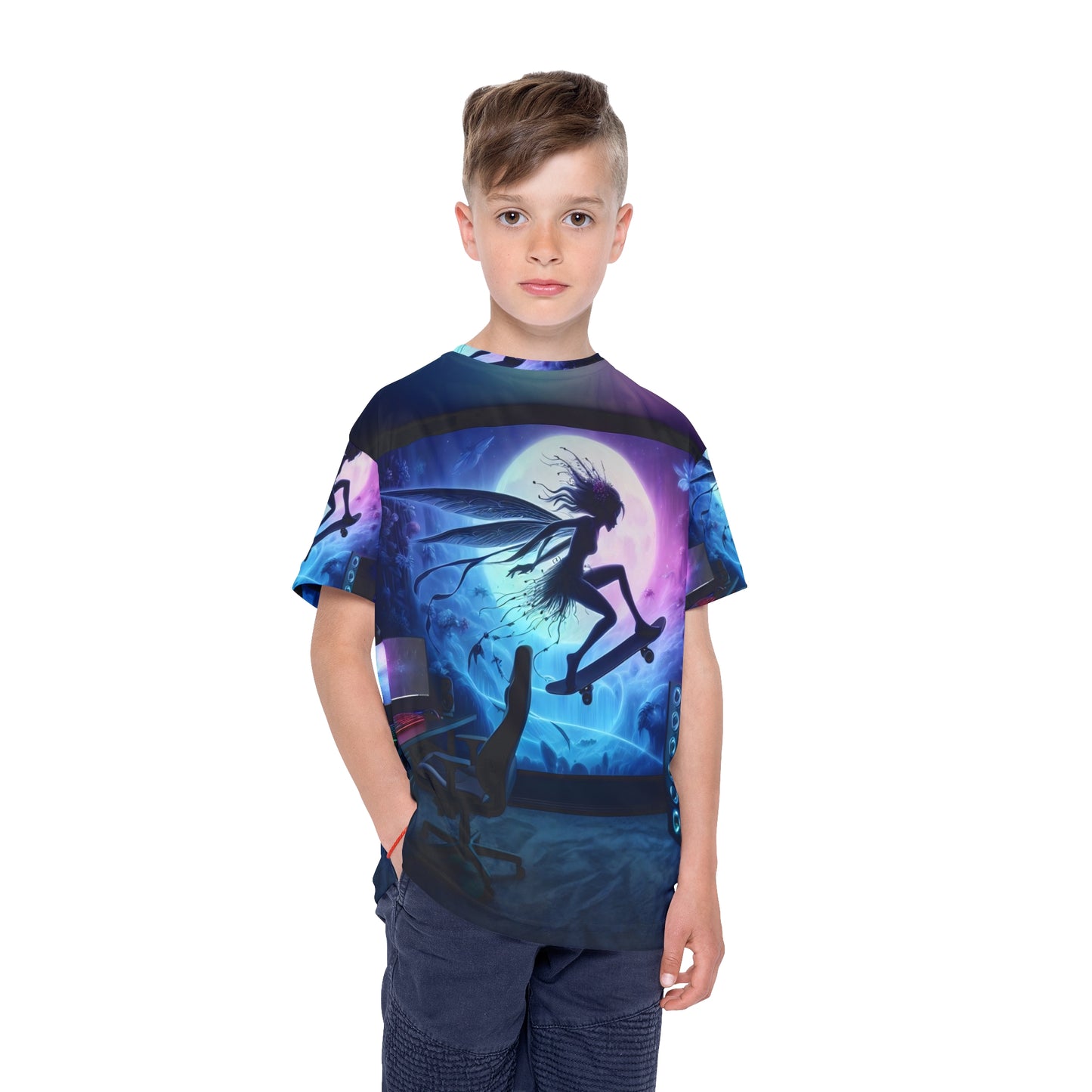 Spor Forması | Çocuklar | Hava Perisi | Mistik Silüet | Duvar Sanatı