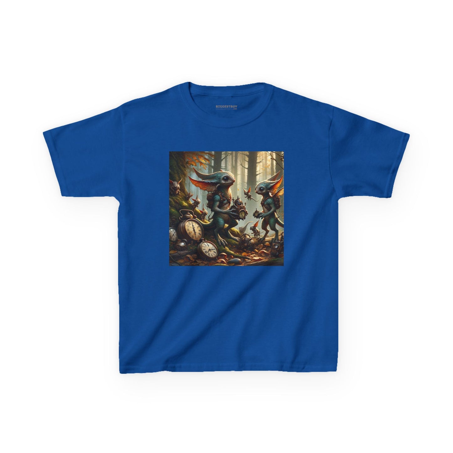 T-Shirt | Koszulka dziecięca | Ciężka bawełna | Steampunk Fantasy | Leśne Pooka