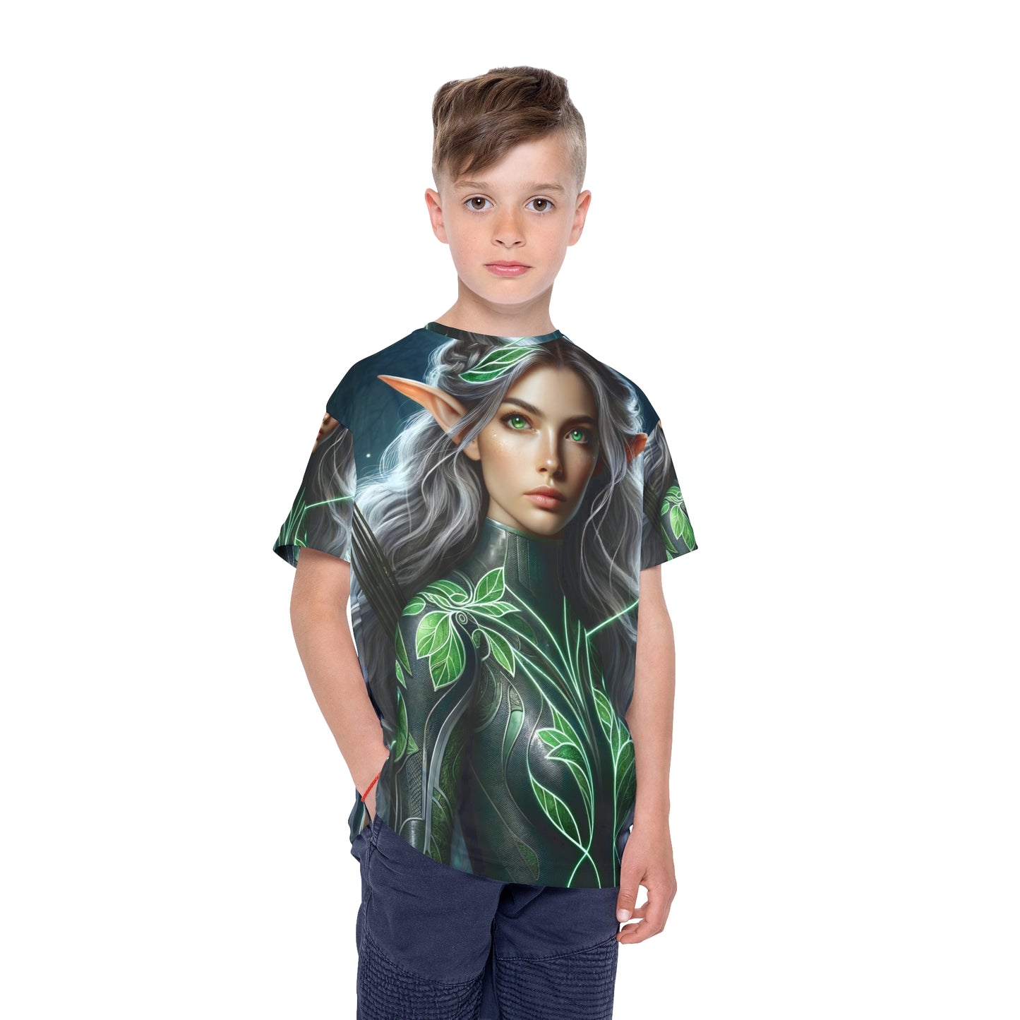 سپورٹس جرسی | بچے | جنگلی الف آرچر | فینٹسی آرٹ