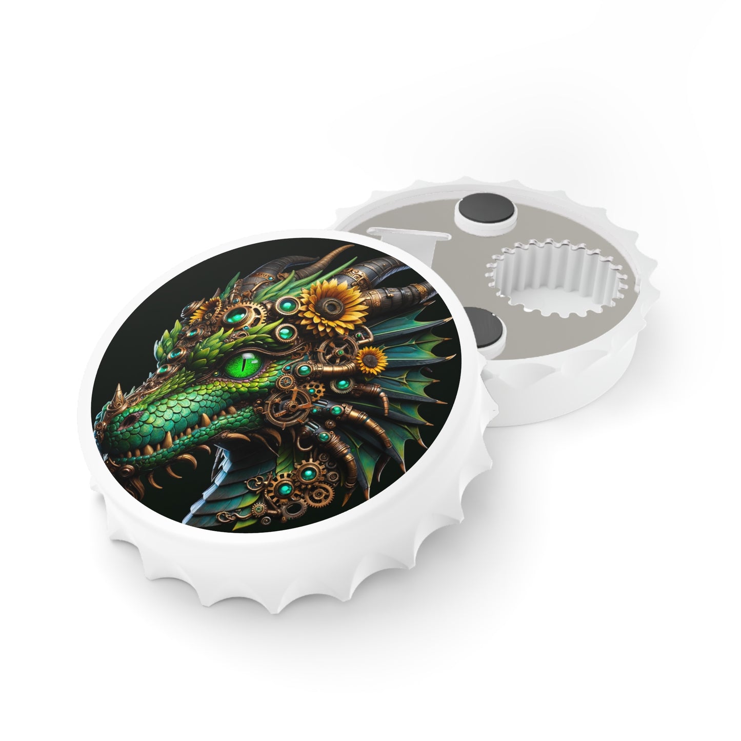 فتاحة زجاجات | تنين ستيمبانك | خيال علمي فيكتوري | رأس