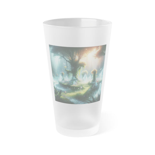 زجاج | كوب بيرة | مثلج | غابة سحرية | موطن الإيجنس فاتوس | شجرة الحياة