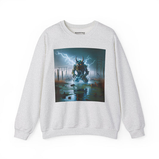 Sweatshirt | Unisex | Ronde hals | Zware kwaliteit | Noordse Elektrische Horror | Jötunn